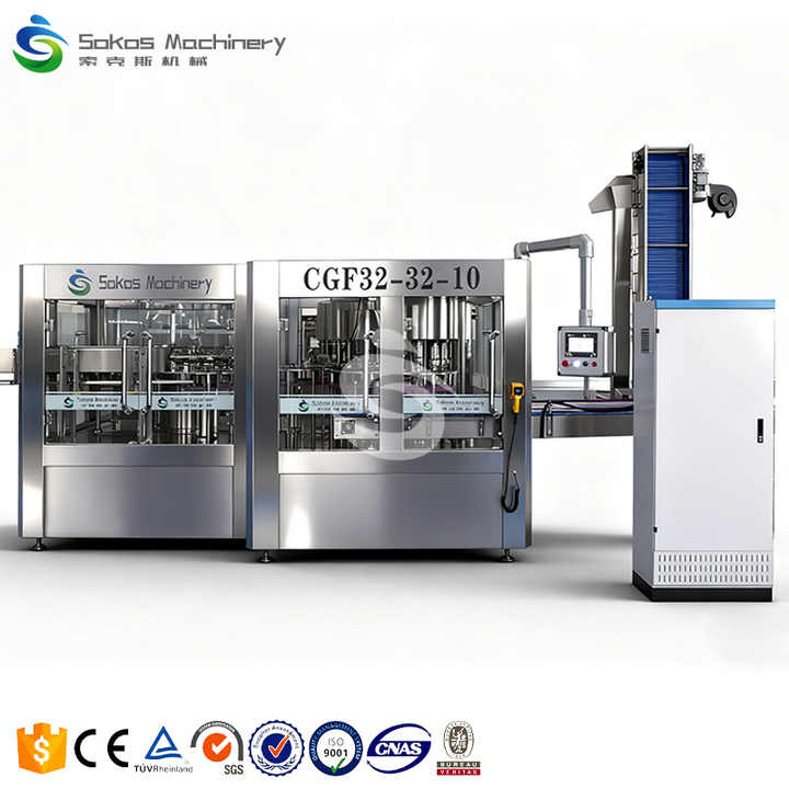 Full Automatic Liquid Purified Drinking Water Machine Mineral Water Pure Water Washing Filling Capping 3 in 1 Machine
