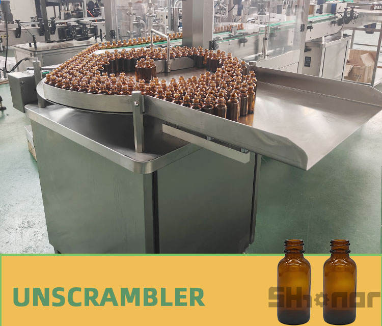 Automatic Rotary 10-50ml Small Dropper Bottle Essential Oil Filling Machine