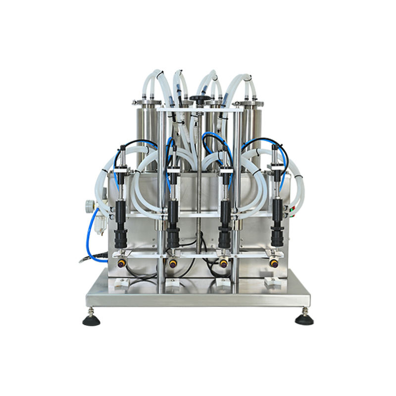 Desktop 4 Nozzles Small Dropper Eau De Cologne Mosquito Drink Perfume Liquid Vacuum Filling Machine