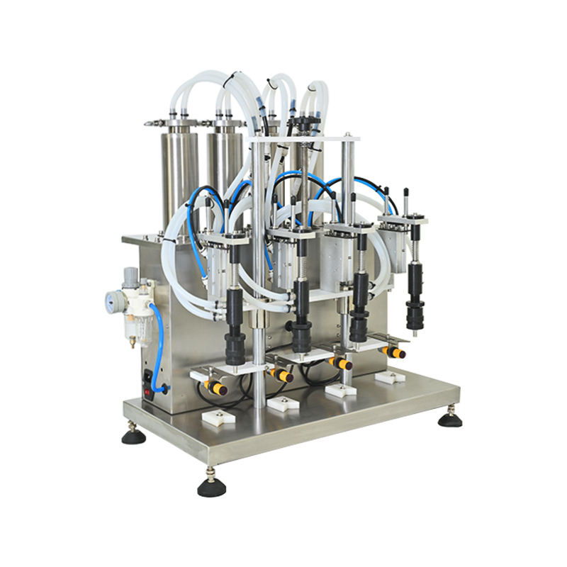Desktop 4 Nozzles Small Dropper Eau De Cologne Mosquito Drink Perfume Liquid Vacuum Filling Machine