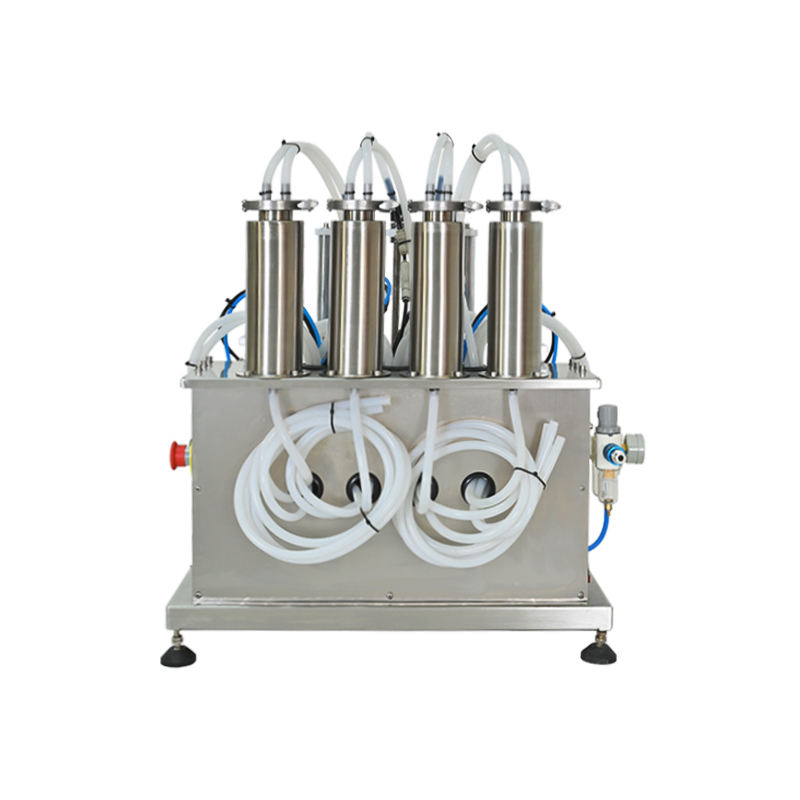 Desktop 4 Nozzles Small Dropper Eau De Cologne Mosquito Drink Perfume Liquid Vacuum Filling Machine