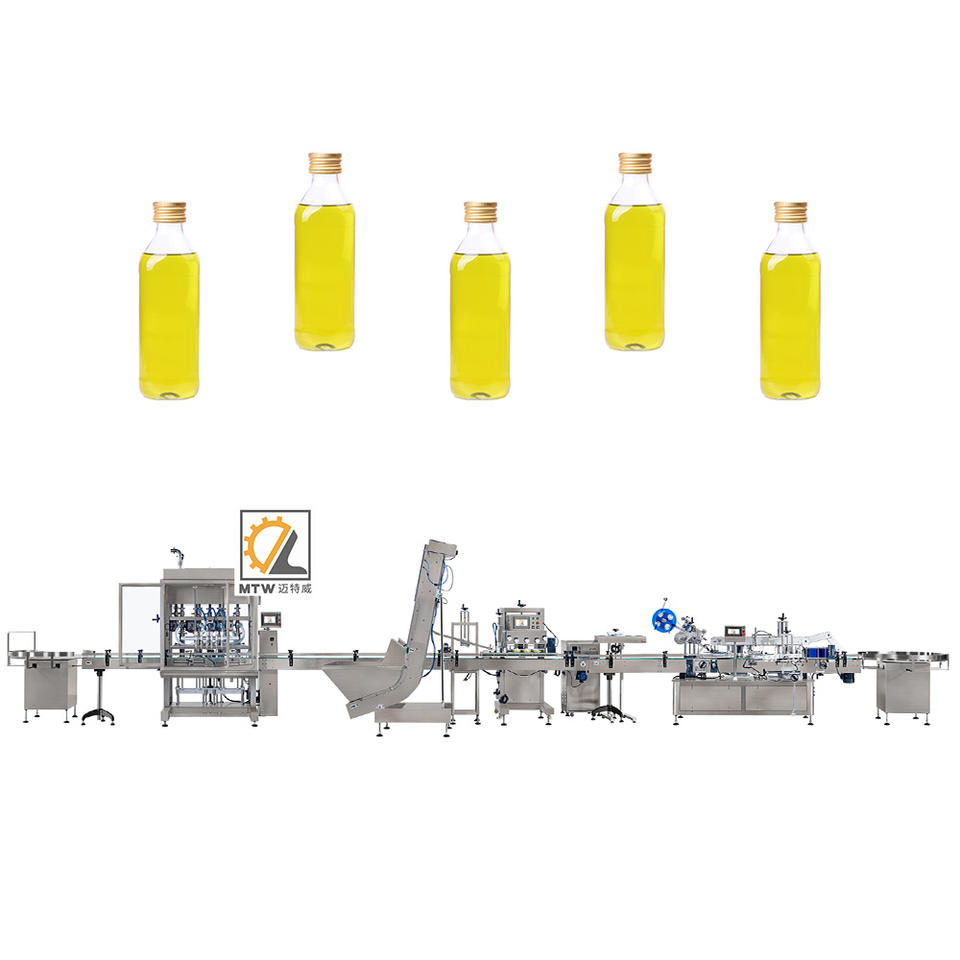 MTW Automatic Cooking Oil Filling and Capping Machine Liquid Oil Filling Machine Palm Oil Filling Sealing Machine