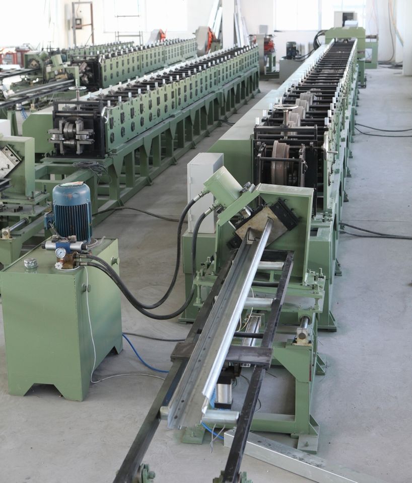 Steel Fire Rated Door Frame Roll Forming Machine Metal Door Frame Making Machines