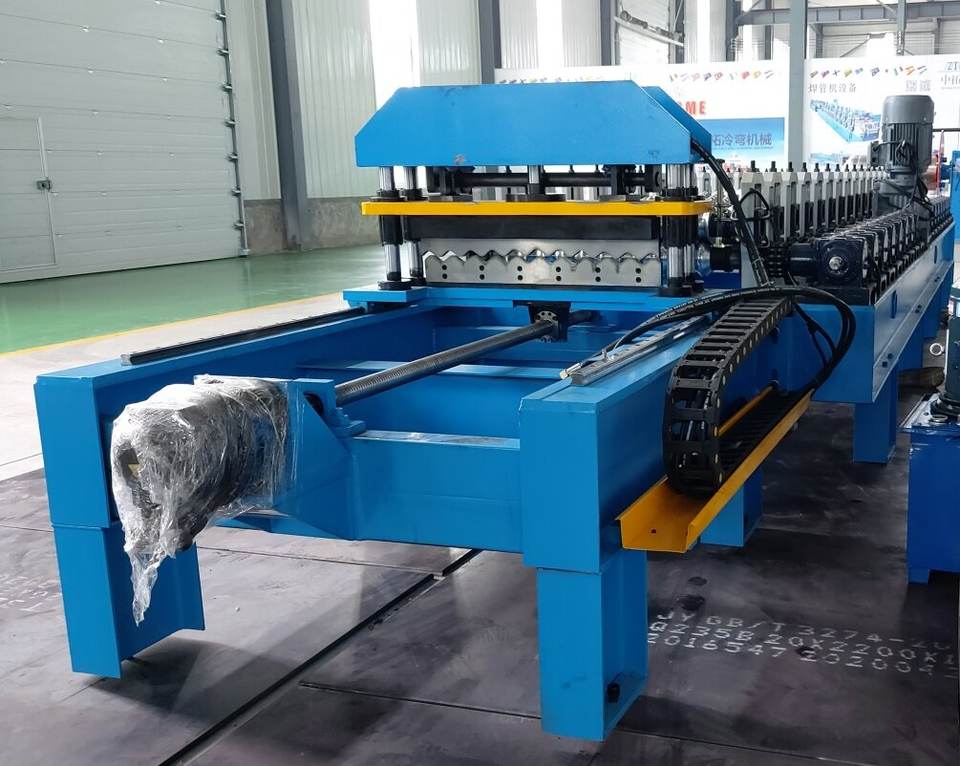 High Speed Aluminum Galvanized Steel Corrugated Roof Sheet Roll Forming Machine