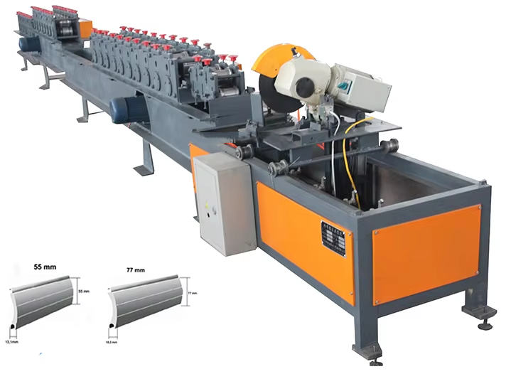 Automatic Galvanized Steel Roller Shutter Door Panel Seaming Roll Forming Machine Motor Pump Bearing High Productivity