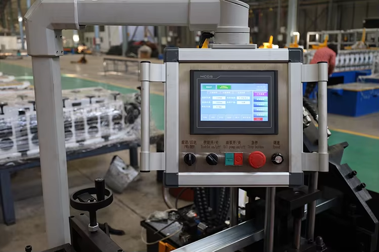 Automatic Galvanized Steel Roller Shutter Door Panel Seaming Roll Forming Machine Motor Pump Bearing High Productivity