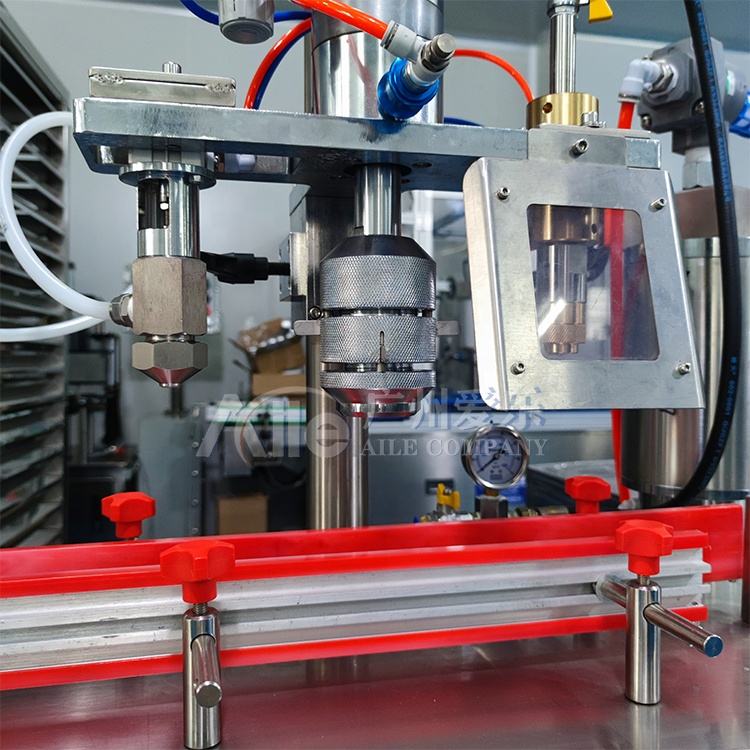 Semi Automatic Aerosol Machine Filling Cans Gas Lighter Spray Paint lpg Refill Filling Machine