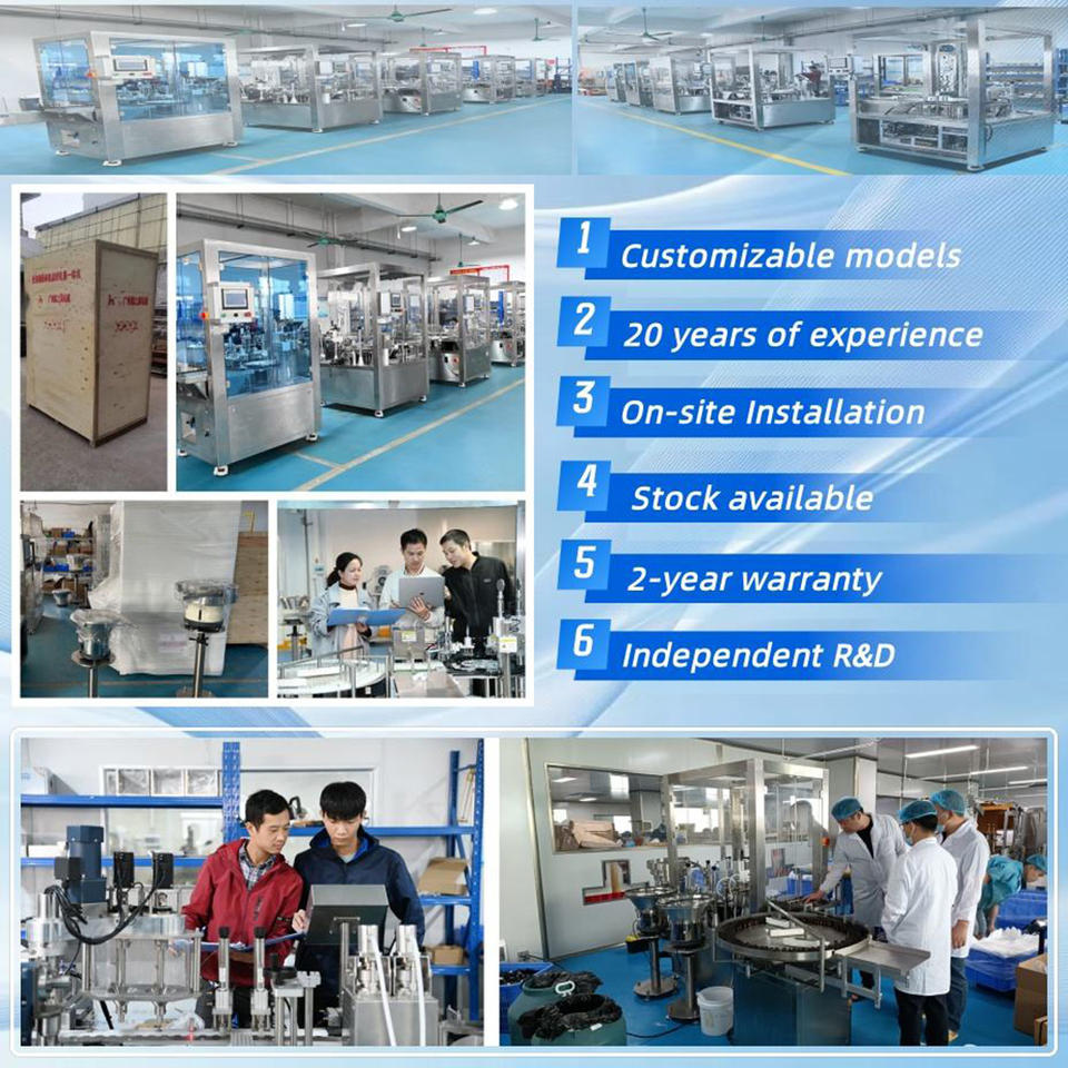 Full Automatic Table Top 1-10ml Filling Capping Machine,Lab Vial Filling and Capping Machine With Cap Feeder