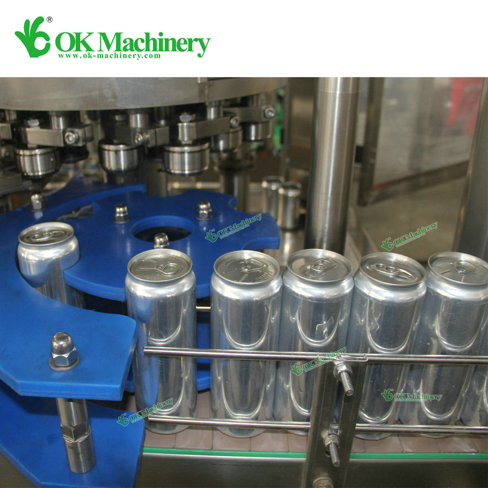 DZ053 Automatic Aluminum Tin Can Juice Soda Drink Filling Sealing Line Machine Canning Machine