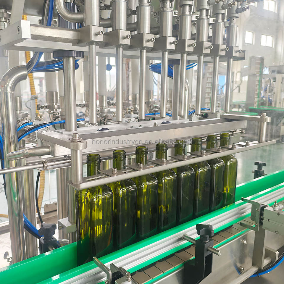 Automatic Olive Oil Sunflower Edible Cooking Oil Filling Machine