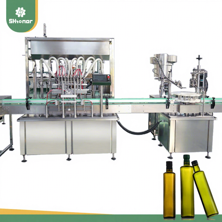 Automatic Olive Oil Sunflower Edible Cooking Oil Filling Machine