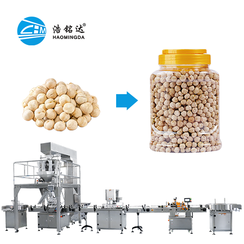 Electric Automatic 500ml Plastic Can and Jars Filling Machine for Cashew Nuts Dried Fruit Beverages with Oil for Packaging