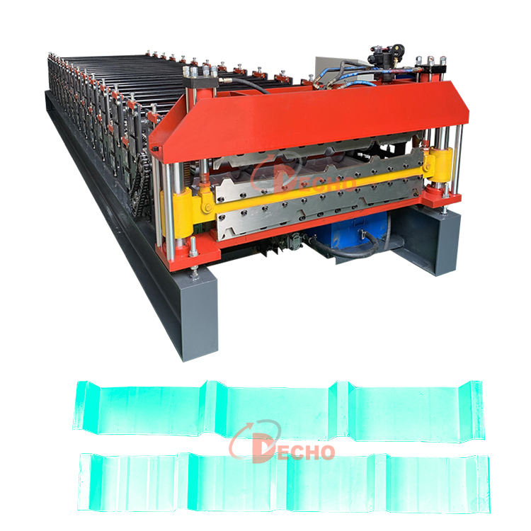 High Speed Zinc Metal Corrugated Roofing Sheet Roll Forming Machine Iron Roofing Roll Forming Machine Tile Making Machinery