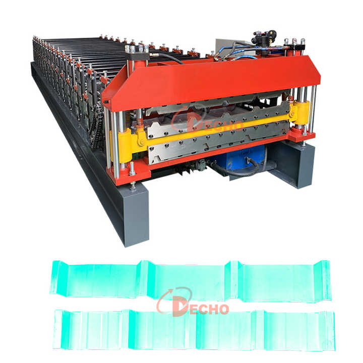 High Speed Zinc Metal Corrugated Roofing Sheet Roll Forming Machine Iron Roofing Roll Forming Machine Tile Making Machinery