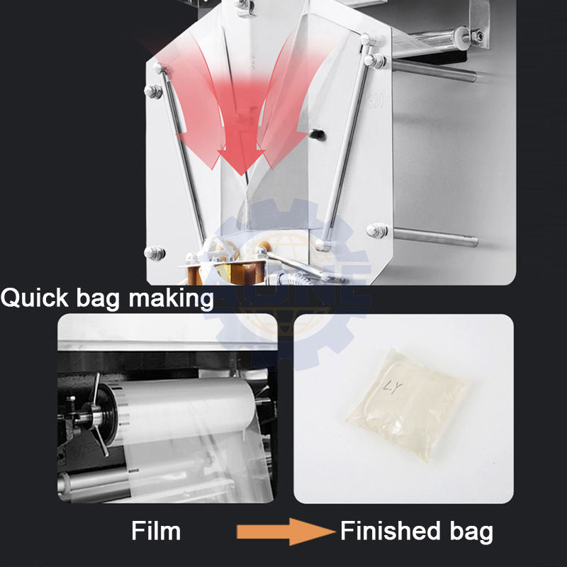 Automatic Vertical Milk Water Pouch Packing Machine Bag Vinegar Pure Water Sachet Filling and Sealing Machine