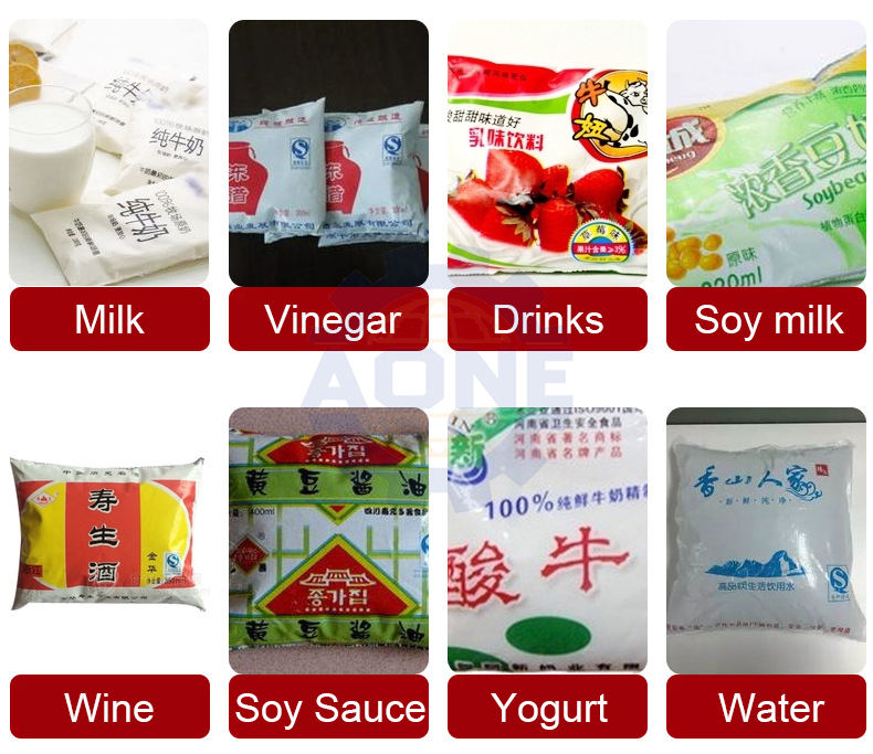 Automatic Vertical Milk Water Pouch Packing Machine Bag Vinegar Pure Water Sachet Filling and Sealing Machine