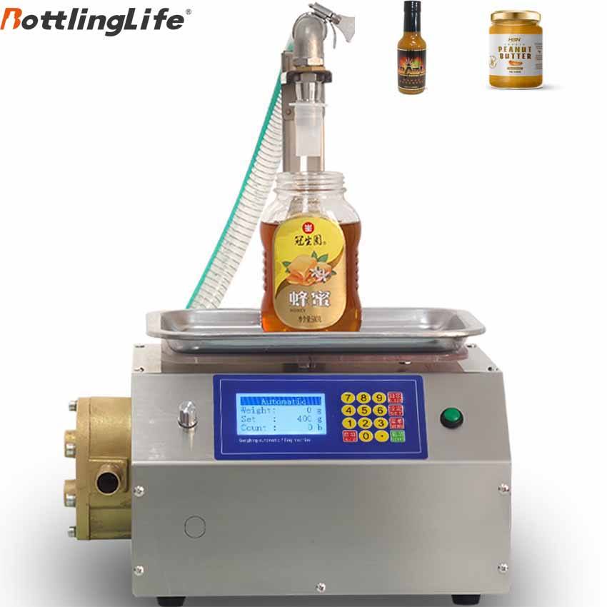 Manually Sauce Filling Machine Small Weigh Scale Cream Filling Machine