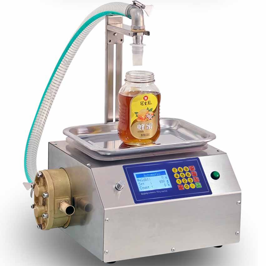 Manually Sauce Filling Machine Small Weigh Scale Cream Filling Machine
