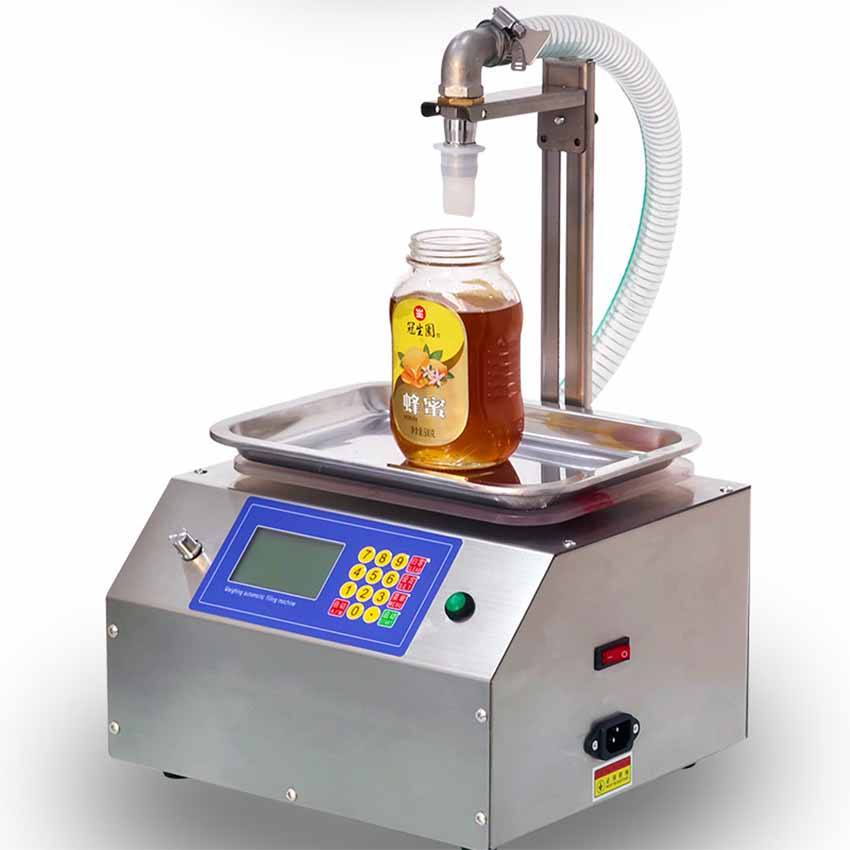 Manually Sauce Filling Machine Small Weigh Scale Cream Filling Machine