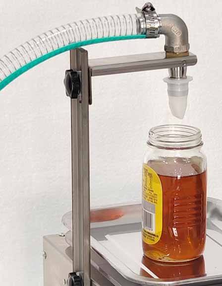 Manually Sauce Filling Machine Small Weigh Scale Cream Filling Machine