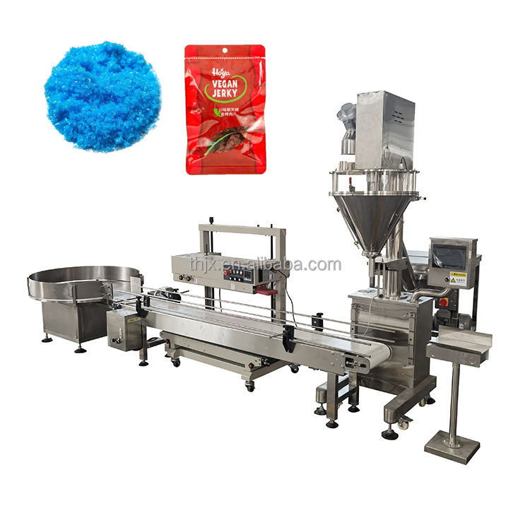 Bags and Cans 100g 500g 1000g 2000g Screw Auger Filler Dosing Dry Fine Spice Coffee Flour Powder Packing Filling Sealing Machine