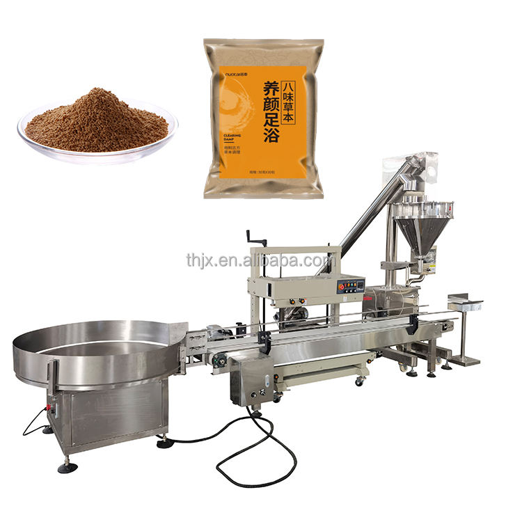 Bags and Cans 100g 500g 1000g 2000g Screw Auger Filler Dosing Dry Fine Spice Coffee Flour Powder Packing Filling Sealing Machine