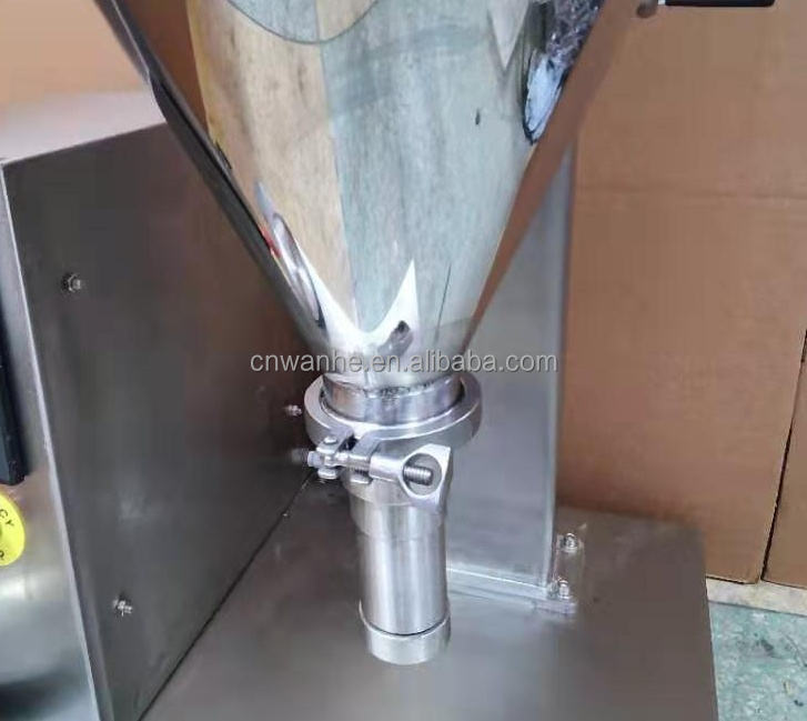 Wanhe Semi Auto Desktop Dry Small Powder Bottle Weighing Filling Machine Screw Auger Small Powder Filler Machine