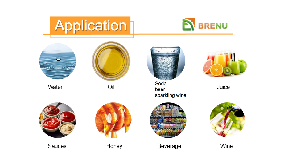 BRENU Sparkling Water Mixer Production Cola Carbonated Beverage High-Pressure Pump 4 Heads Bottle Liquid Filling Machine