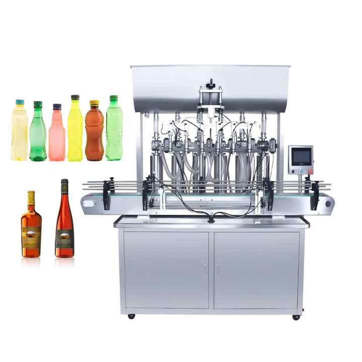 BRENU Sparkling Water Mixer Production Cola Carbonated Beverage High-Pressure Pump 4 Heads Bottle Liquid Filling Machine