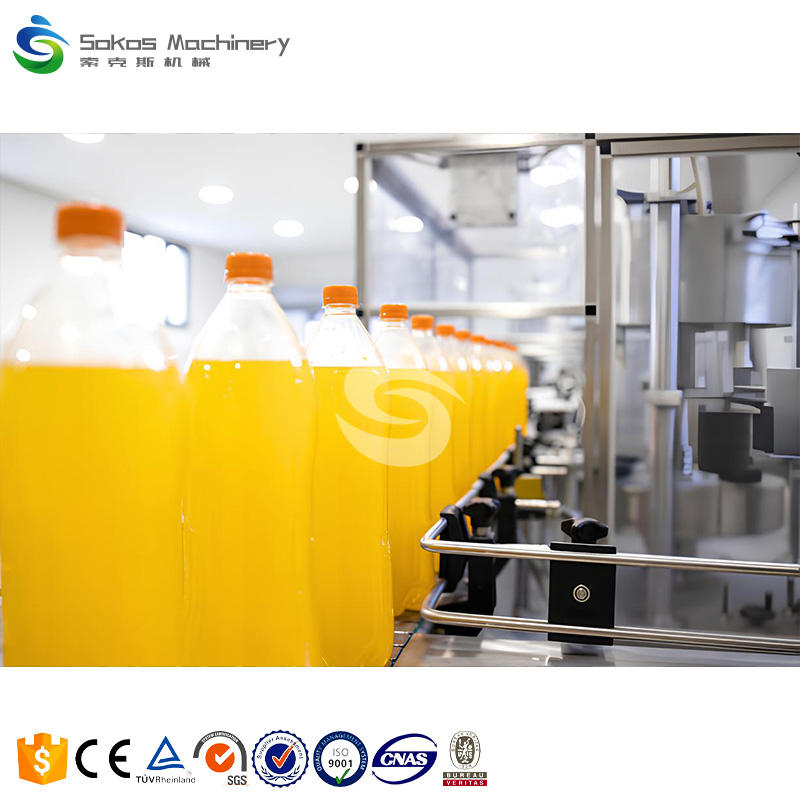 Full Automatic Pet Bottle Carbonated Beverage Bottling Plant Soft Drink Soda Filling Capping Machine
