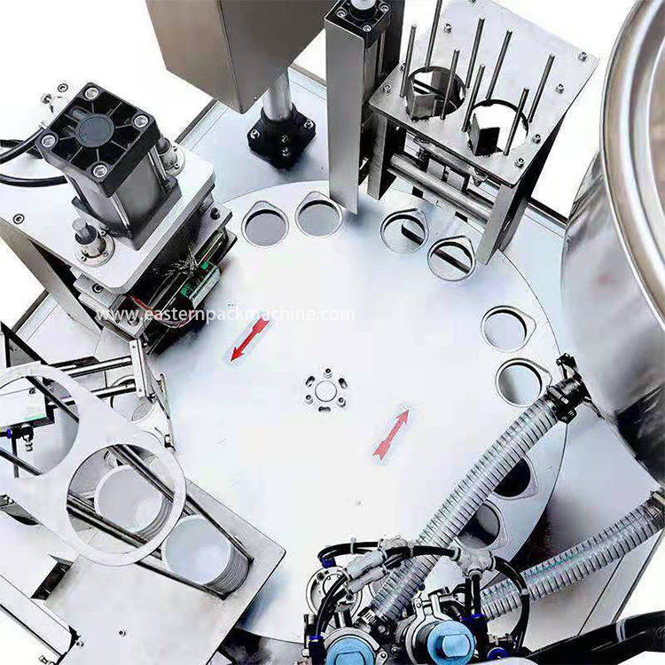 Capsules Nespresso Filling Rotary Disc May Capsul Coffee Carton Box Packing Machine