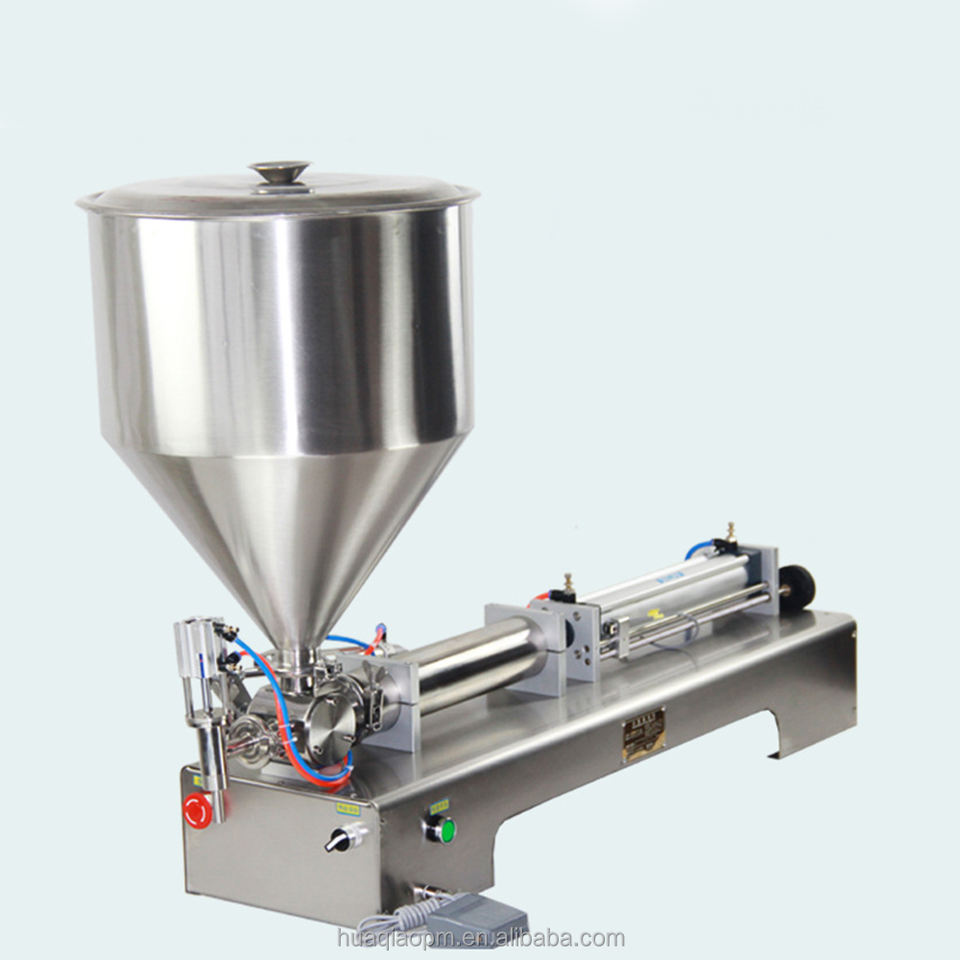 Piston Ointment Filling Machine for Semi Liquid Cosmetics Shampoo Honey