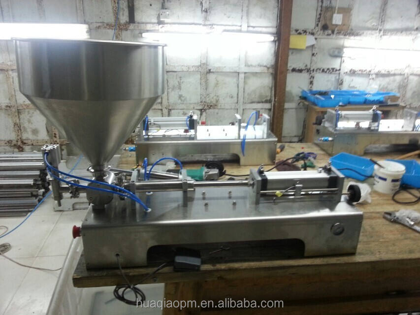 Piston Ointment Filling Machine for Semi Liquid Cosmetics Shampoo Honey