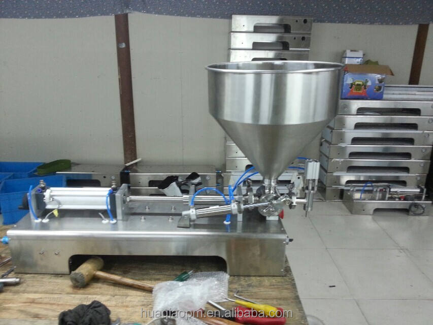 Piston Ointment Filling Machine for Semi Liquid Cosmetics Shampoo Honey