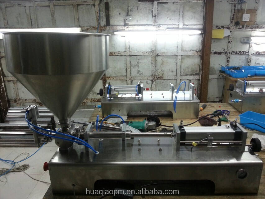 Piston Ointment Filling Machine for Semi Liquid Cosmetics Shampoo Honey