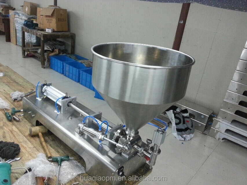Piston Ointment Filling Machine for Semi Liquid Cosmetics Shampoo Honey