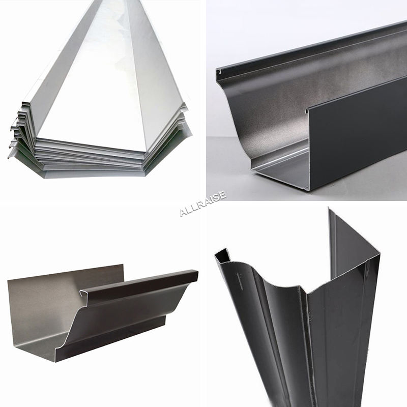 Aluminium Profile Roof Water Gutter C Steel Channel Making Machine Roller Water Shutter Slat Roll Forming Machine