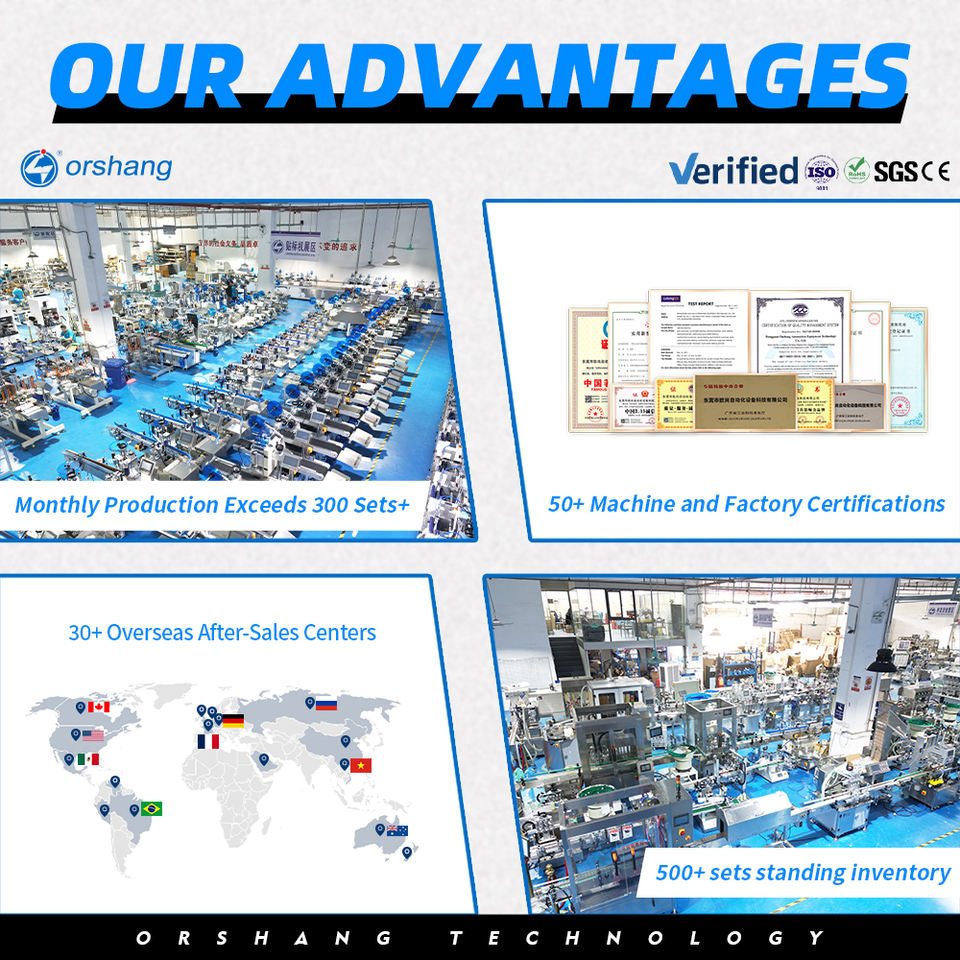 Orshang Easy Operation Semi-Automatic Box Sealing Labeling Machine Carton Small Top and Bottom Corner Labeling Machine