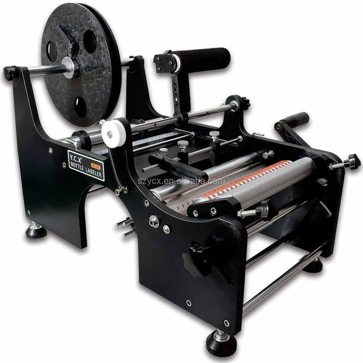 Semi Automatic Manual Portable Round Bottle Labeling Machine for Small Business TB-26S