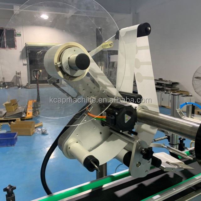 Small Automatic Sticker Desktop Surface Corner Sealing Packaging Food Carton Paper Box Labeling Machine