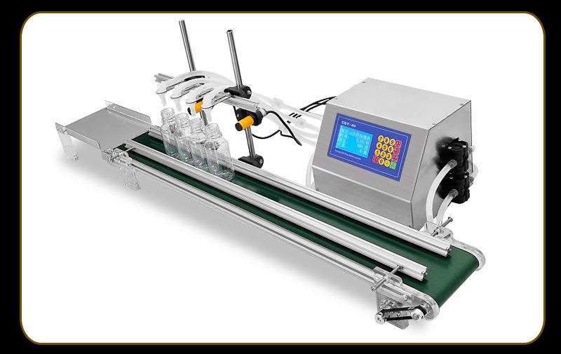 4 Nozzles Peristaltic Pump Liquid Bottles Water Filler Essential Oil Perfume Filling Machine