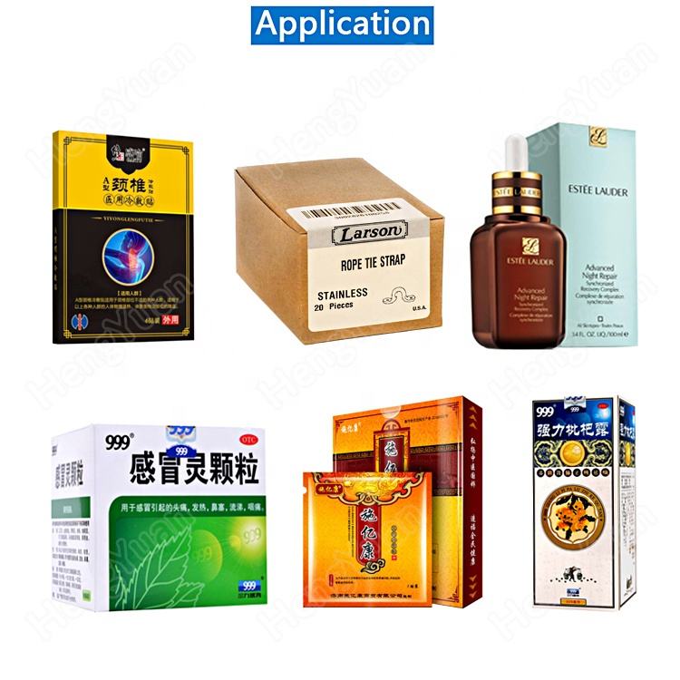 Carton Box Anti-theft Sealing Labeling Machine - Automatic Non-dry Glue Adhesive Sticker Top Surface Plane Label Applicator