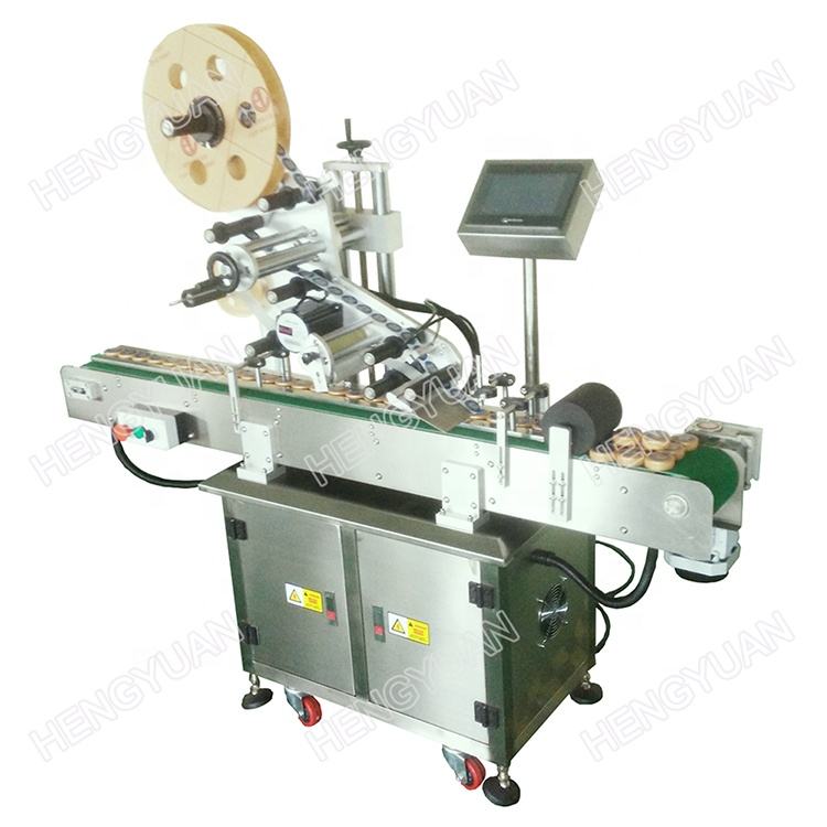 Carton Box Anti-theft Sealing Labeling Machine - Automatic Non-dry Glue Adhesive Sticker Top Surface Plane Label Applicator
