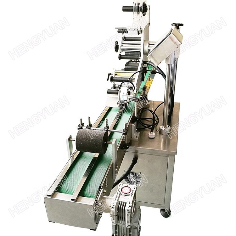 Carton Box Anti-theft Sealing Labeling Machine - Automatic Non-dry Glue Adhesive Sticker Top Surface Plane Label Applicator