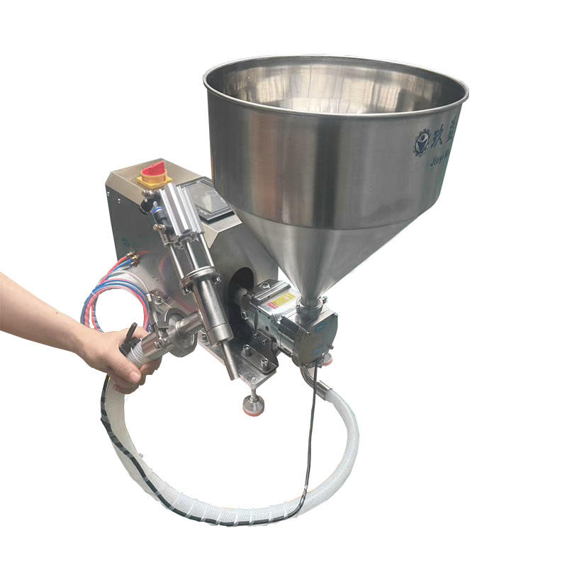 Cosmetic Cream Syrup Cream Ketchup Semi-automatic Horizontal Hand Filling Machine