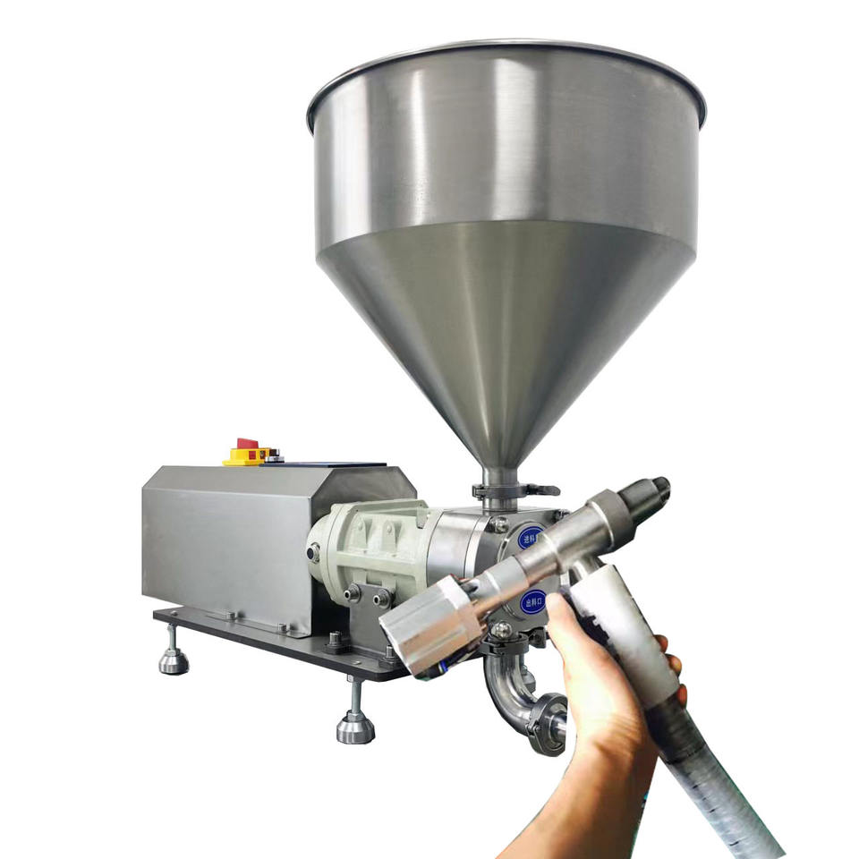 Cosmetic Cream Syrup Cream Ketchup Semi-automatic Horizontal Hand Filling Machine