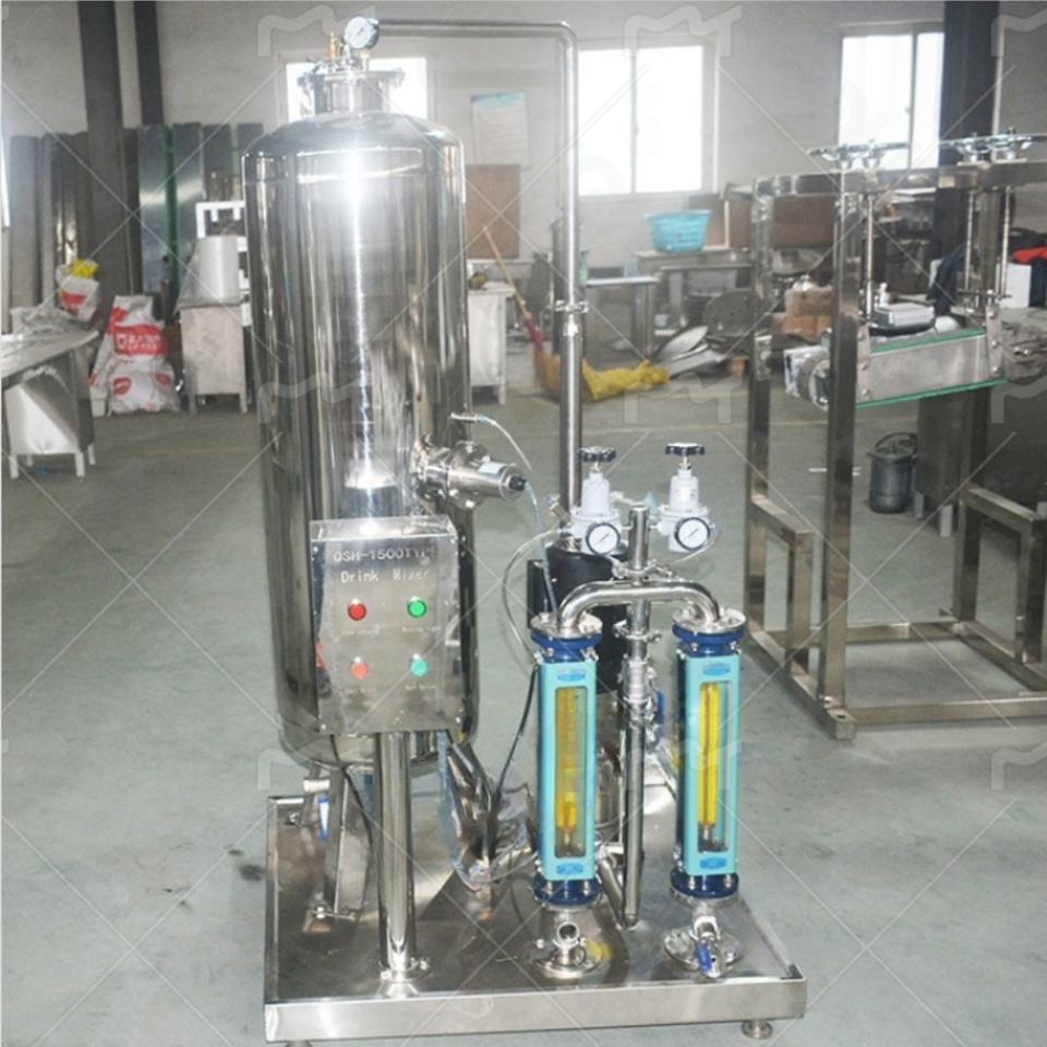 Carbonated Soft Drink Making Machine Soda Sparkling Water Beverage Filling Metal Pull Ring Can Mixed Liquid Filling Machine