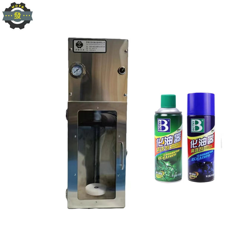 Small Semi-automatic Self-spraying Filling Machine Aerosol tank Filling Equipment Freshener Manual Spray Can Filling Machine