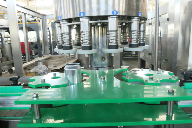 Carbonated Beverage Can Filling Sealing Machine, Complete Production Line