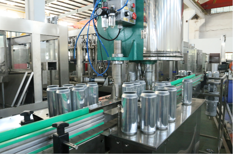 Carbonated Beverage Can Filling Sealing Machine, Complete Production Line